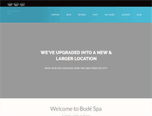 Tablet Screenshot of bodespa.com